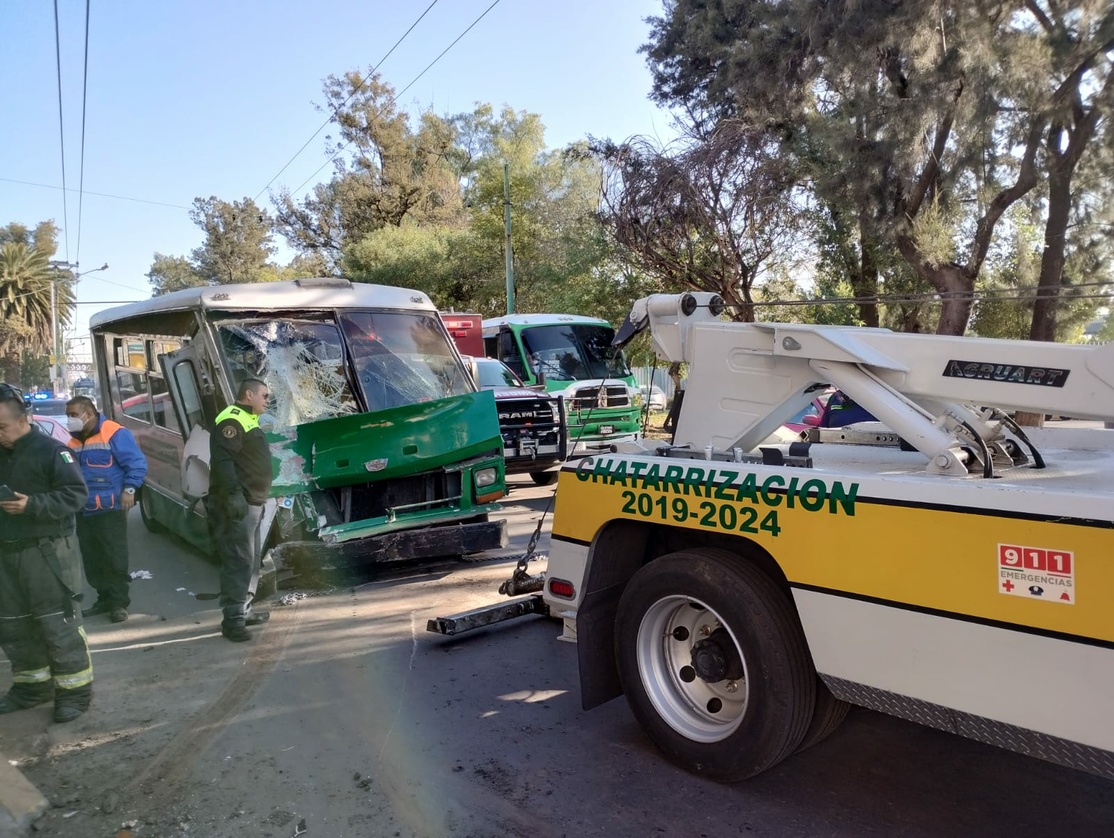 La Jornada Accidente De Microb S Deja Heridos En La Gam