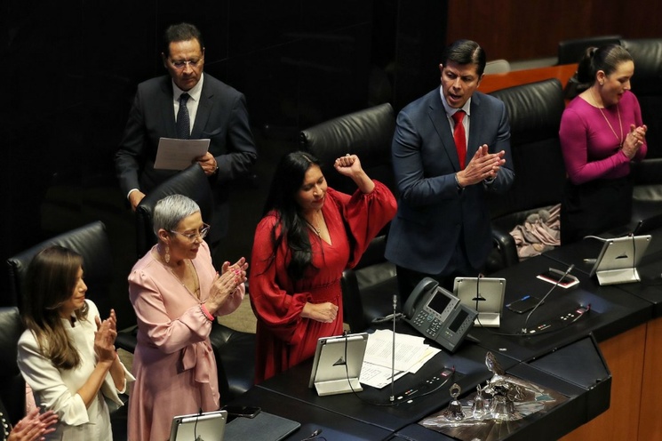 La Jornada Ana Lilia Rivera Nueva Presidenta Del Senado De La Rep Blica