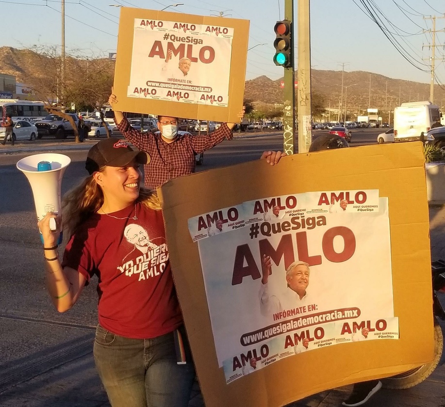 La Jornada En Sonora Morenistas Promueven Voto Para Que AMLO Se Quede