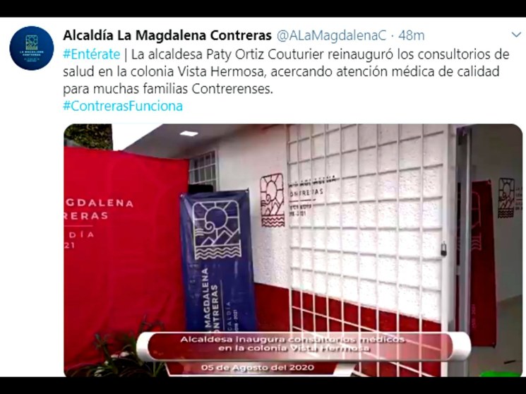 La Jornada Inauguran tres espacios más de salud en la Magdalena Contreras