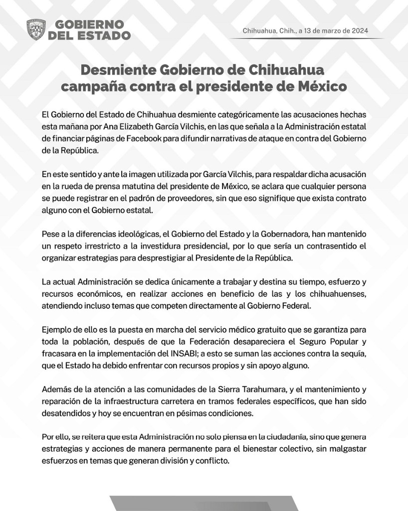 La Jornada Niega Gobierno De Chihuahua Mensajes Contra AMLO En Redes