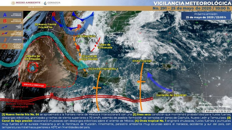 La Jornada Prev N Intensas Lluvias En Gran Parte Del Pa S