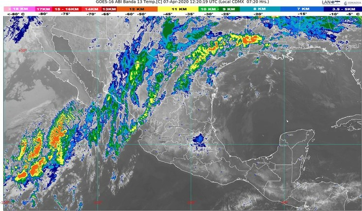 La Jornada Pronostica Smn Lluvias En El Norte Del Pa S Por Frente Fr O