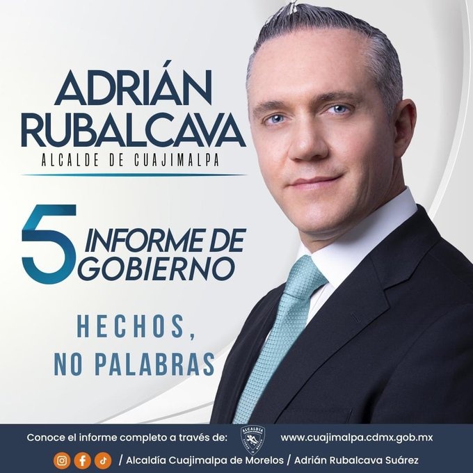 La Jornada Rinde Adrián Rubalcava su quinto informe de gobierno