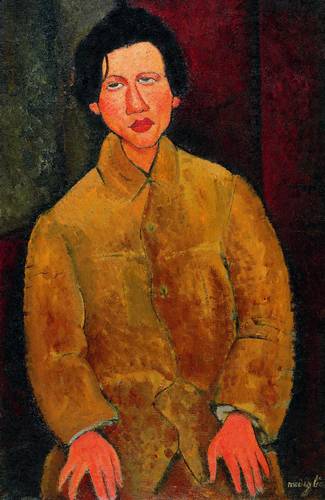 Chaim Soutine (1916), retrato que Modigliani realizó de este pintor bielorruso, cuya obra ha sido poco vista en México.