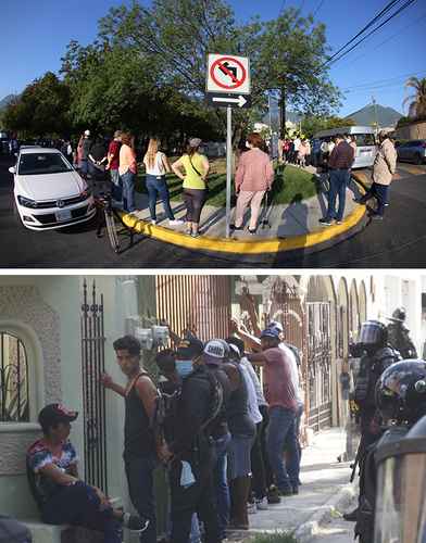 Mientras en Monterrey, Nuevo León, se observaron largas filas de votantes, en el estado de México hubo 75 detenidos por vandalizar casillas. En Campeche, capturaron a varios sujetos señalados como mapaches.