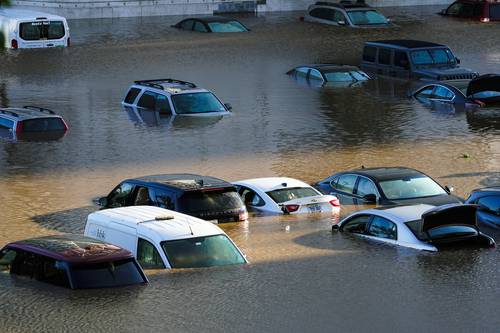  Severas inundaciones en Manville, Nueva Jersey y Filadelfia debido a las lluvias torrenciales. Foto Ap