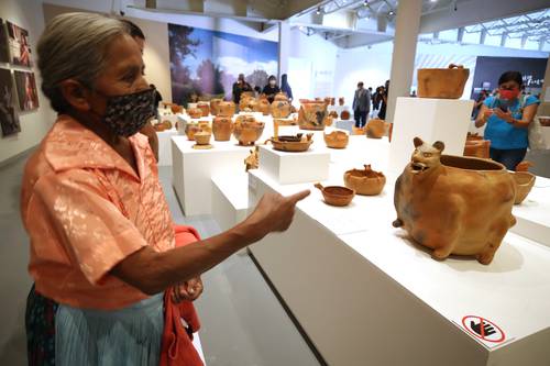 Las obras de barro de las artesanas nahuas estarán en el Museo Nacional de Culturas Populares hasta abril de 2022.