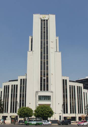Edificio de la Lotería Nacional en la CDMX.