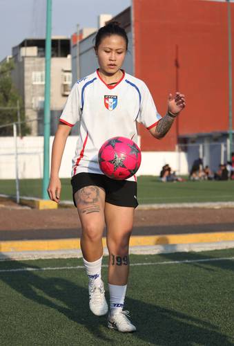 Valeri, como le gusta que la llamen en español, tiene 15 días en México y ya disputó dos partidos con el club Dragonas.