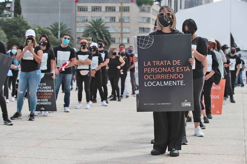 En México, ocho de cada 10 víctimas de ese delito son mujeres. En imagen del año pasado, protesta en la capital del país.