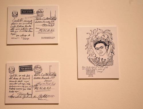 El jueves pasado el Museo Nacional de Arte ofreció un recorrido para la prensa por la exposición Carlos Pellicer: Amistad y memoria. En imagen, cartas incluidas en la muestra.