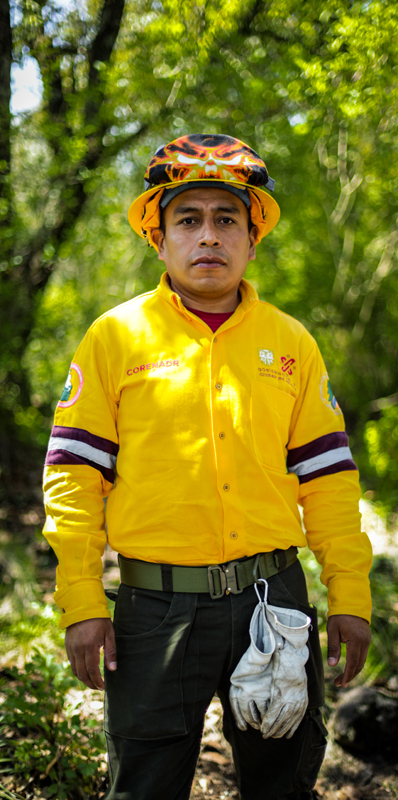 Brigadista Lucio Ramírez Torres de Camaleones ACC.  Raúl Tagle - CORENADR