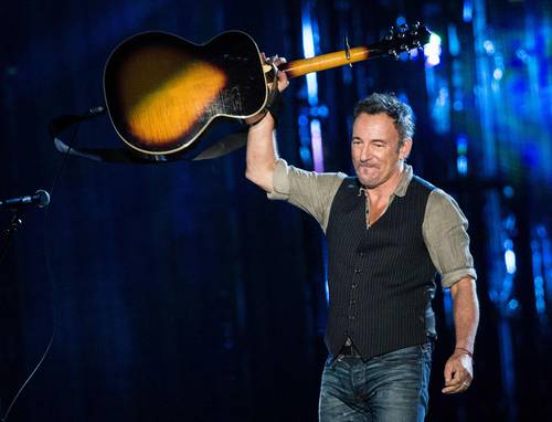 En 2014, Bruce Springsteen durante El Concierto por el Valor, en el National Mall en Washington.