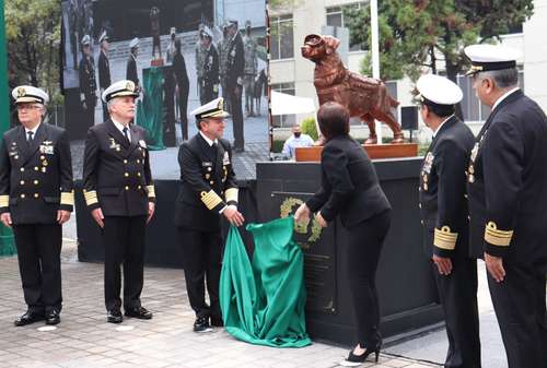 El secretario de Marina, José Rafael Ojeda, y la coordinadora nacional de Protección Civil, Laura Velázquez, presidieron el acto.
