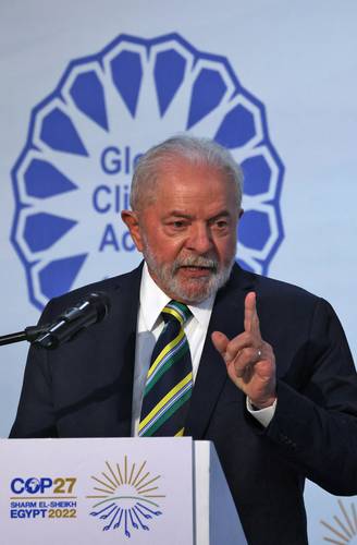 Lula señaló durante su intervención en la COP27 que “el uno por ciento más rico de la población del planeta superará en 30 veces” el límite de emisiones de dióxido de carbono.