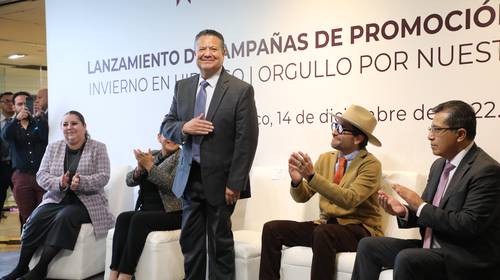 El gobernador de Hidalgo, Julio Menchaca Salazar, presentó la estrategia “Orgullo por nuestro estado”.