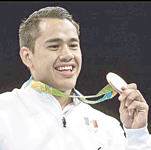 Misael Rodríguez, boxeador medallista de bronce en los Juegos Olímpicos de Río 2016. México ha ganado 13 preseas en esta disciplina.