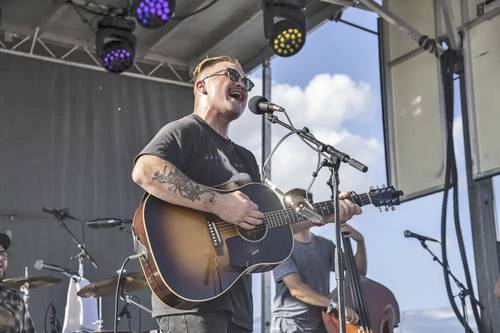 El cantante de country, en el festival Railbird, el 29 de agosto de 2021, en Lexington, Kentucky.