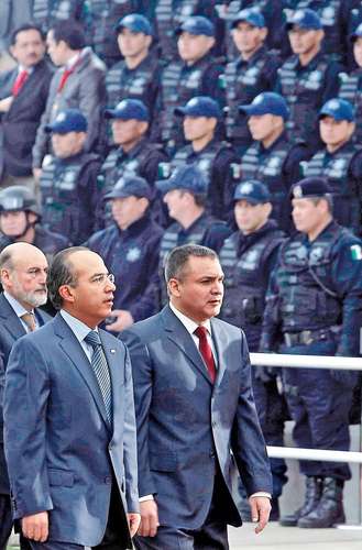 Entre 2008 y 2009, García Luna alcanzó la cúspide de su poder durante el mandato de Calderón.