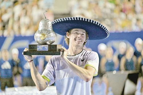El australiano es el campeón de la edición 30 del Abierto Mexicano de Tenis.