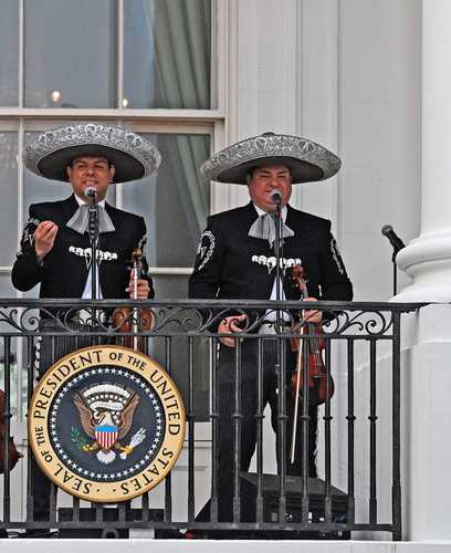 El Mariachi Vargas de Tecalitlán ambientó en la Casa Blanca la presentación de la película Flamin’ Hot.