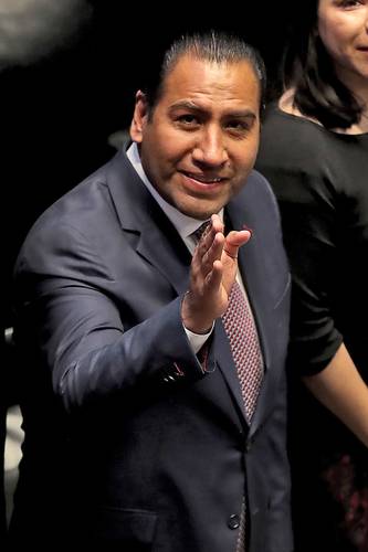 El senador morenista Eduardo Ramírez Aguilar, en imagen de archivo.