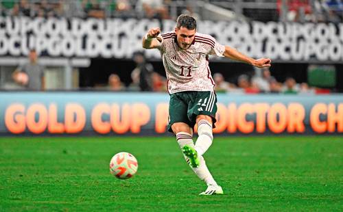 El Chaquito, en el juego contra Costa Rica.