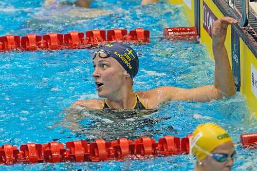 Sara Sjostrom, de Suecia, alcanzó 21 medallas y superó a Michael Phelps.