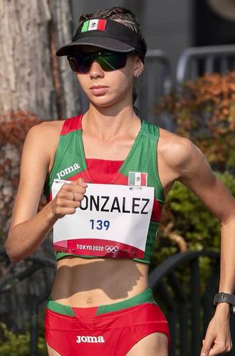 La mexicana se concentra en su participación en el Campeonato del Mundo que comienza el sábado en Budapest, donde competirá en los 20 kilómetros.