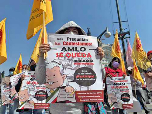 El Frente de Pueblos en Defensa de la Tierra (FPDT) de San Salvador Atenco conmemoró el décimo aniversario del inicio de su resistencia.  Javier Salinas / La Jornada