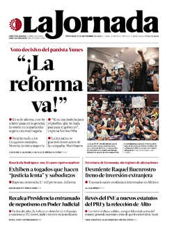 Portada de 2024/09/11. Seleccione para ir a esta edición.