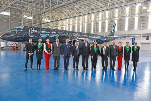 Mexicana presents the Embraer aircraft that will join its fleet in 2025