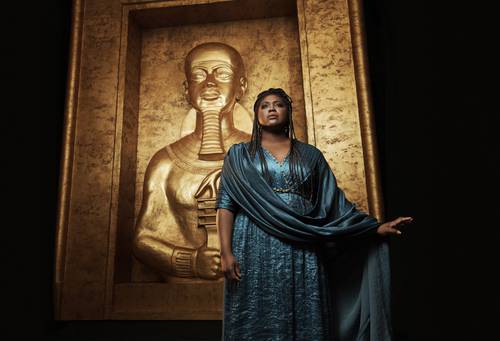 For soprano Angel Blue, singing is a way to communicate with the divine