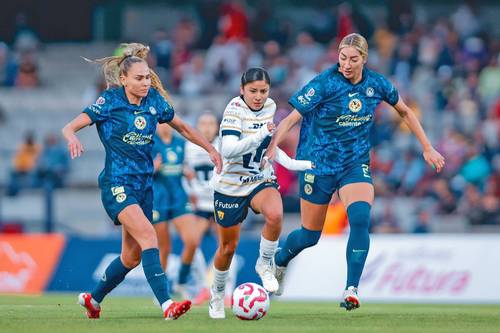 América femenil domina 3-1 a Pumas en Ciudad Universitaria