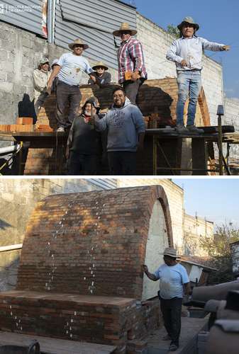 Con el nuevo horno, los alfareros de La Trinidad esperan mejorar su vida