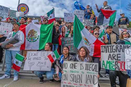 Protesta en California