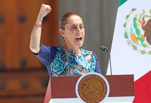 “A México se le respeta”, sentir masivo en el Zócalo