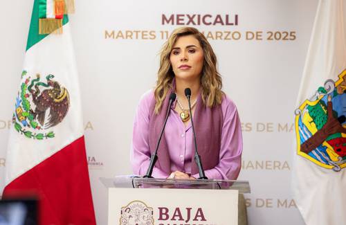 Destaca Marina del Pilar Ávila reducción de homicidios en Baja California