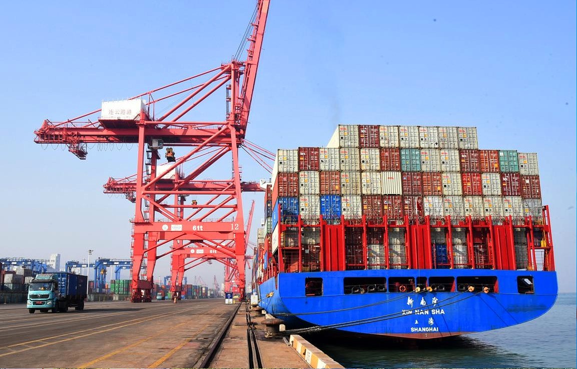 Puerto de Lianyungang, provincia de Jiangsu.