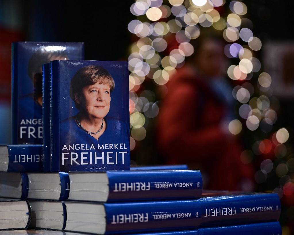 Long-awaited political biography of former German Chancellor Angela Merkel on sale