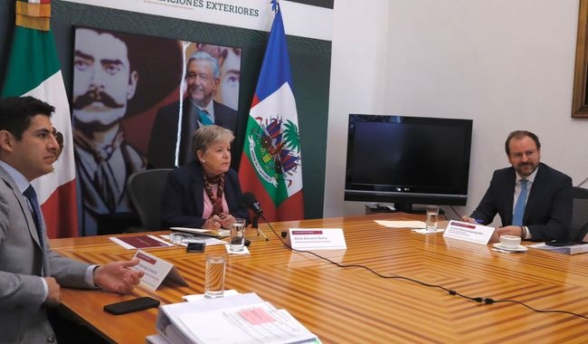 Mexico will support the peace consolidation process in Haiti