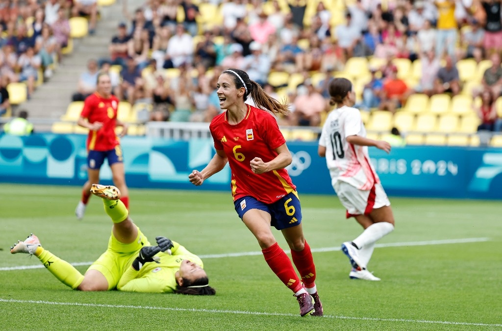 Aitana leads Spain to a 2-1 victory over Japan in Paris 2024