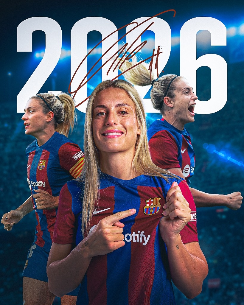 Alexia Putellas renews with Barcelona till 2026