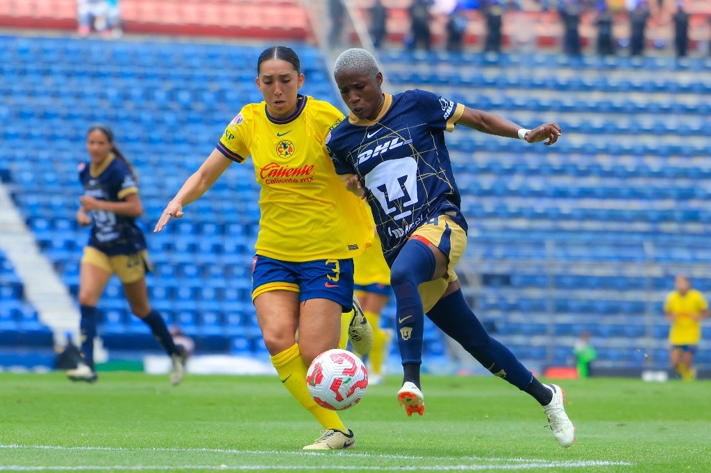 America women’s team rescues a 2-2 draw against Pumas in the “capital classic”