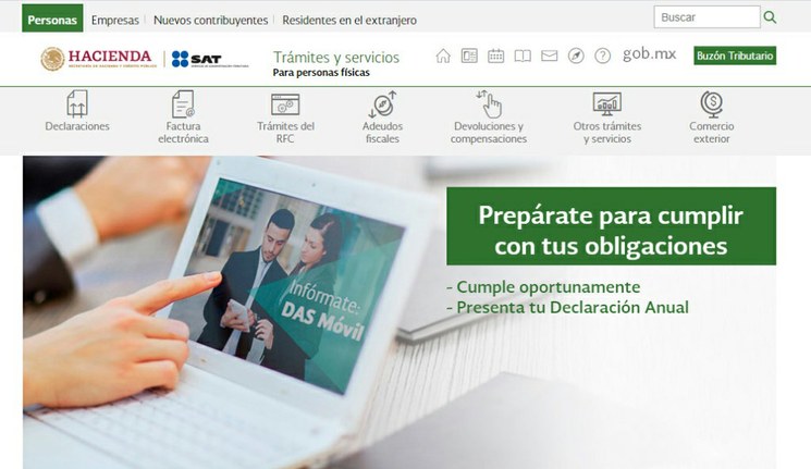 La Jornada Anuncia SAT mantenimiento en su portal previo a