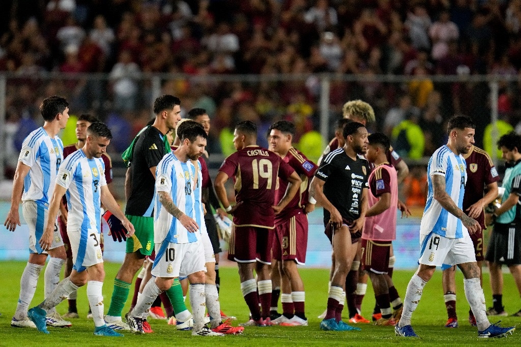 Argentina draws with Venezuela in Conmebol qualifiers