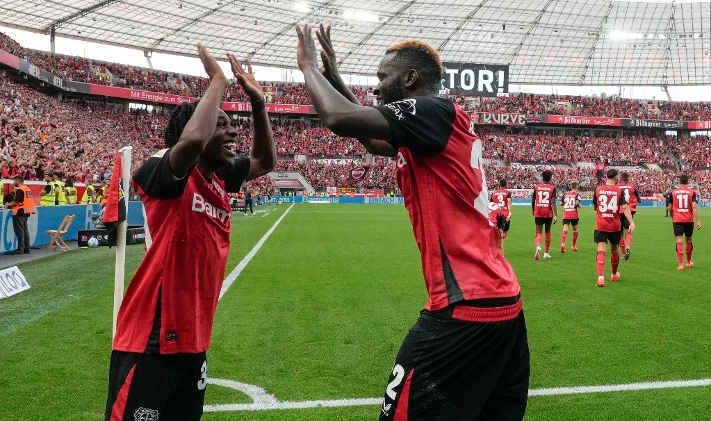 Bayer Leverkusen beat Wolfsburg 4-3 with a goal in injury time