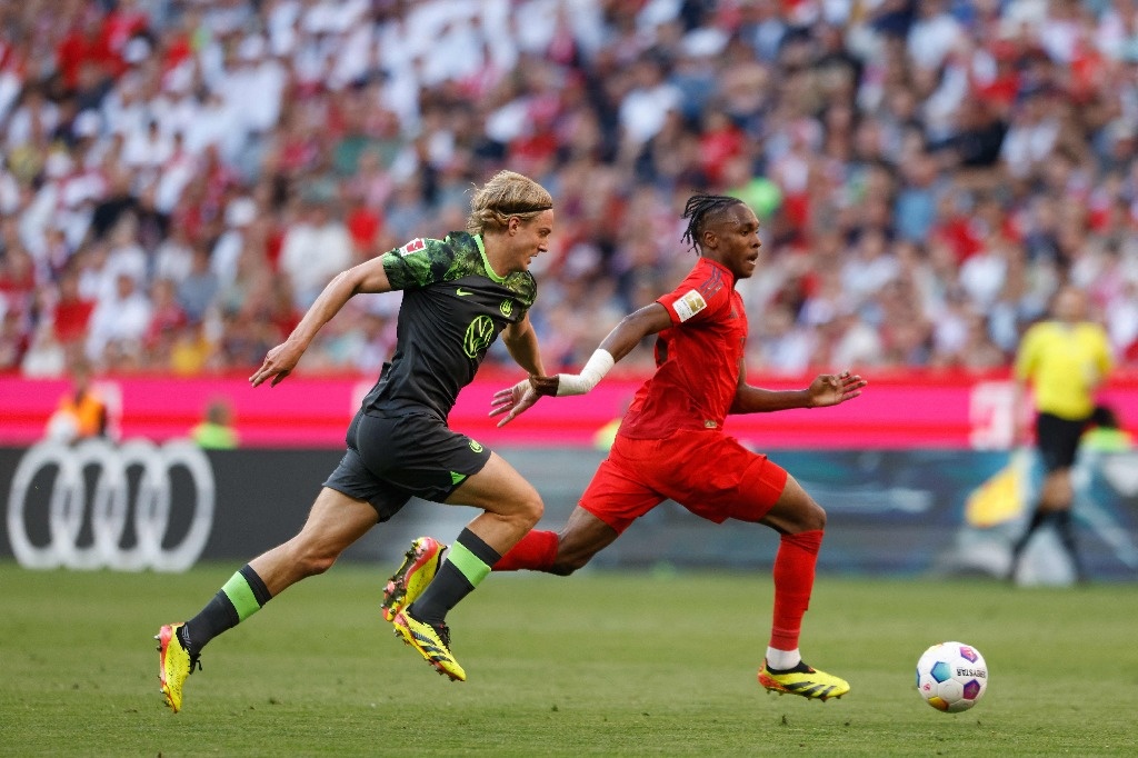 Bayern Munich beats Wolfsburg 2-0 on the penultimate date of the Bundesliga