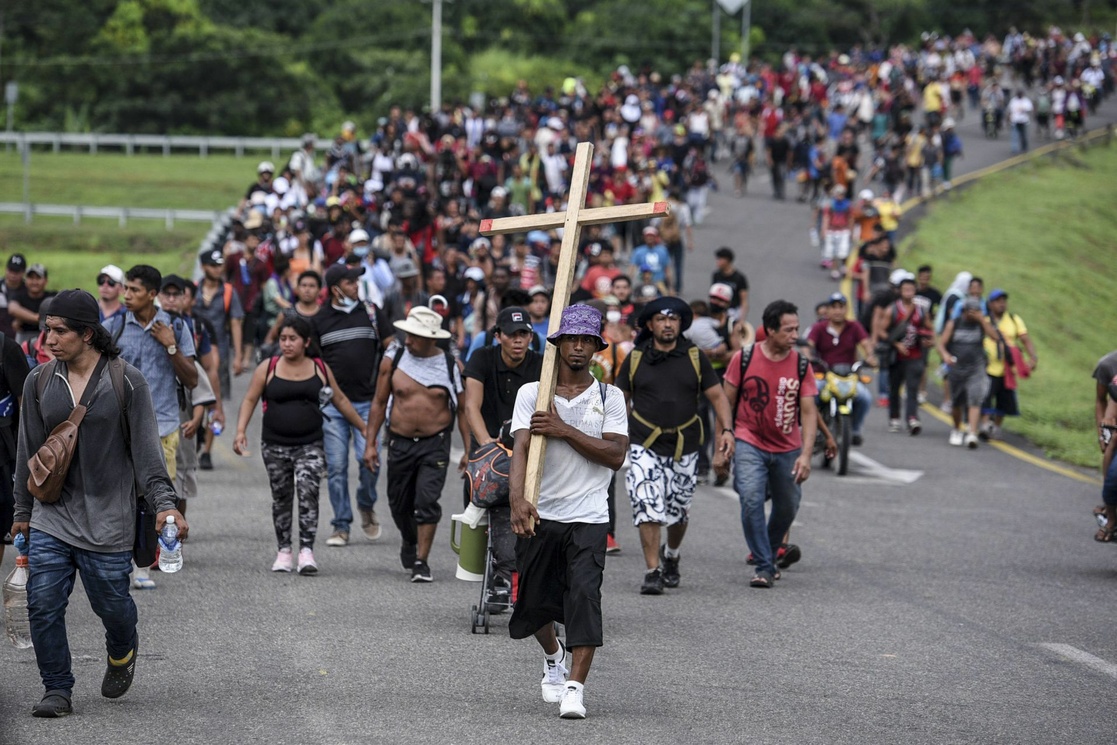 La Jornada Caravana migrante llega a Huixtla Chiapas